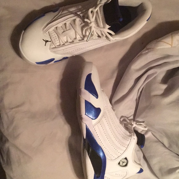 Rare Jordan 14s Ice Blue - Picture 1 of 1